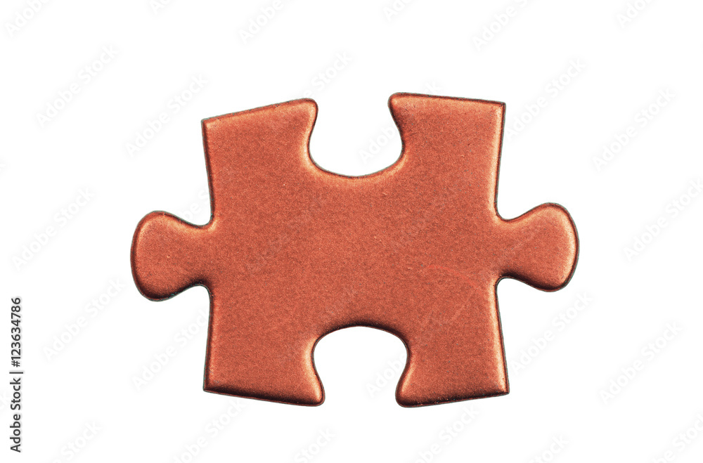 Obraz premium puzzle pieces on white background