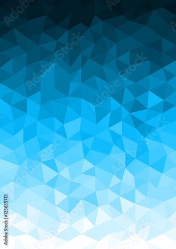 Ice Polygonal Mosaic Background