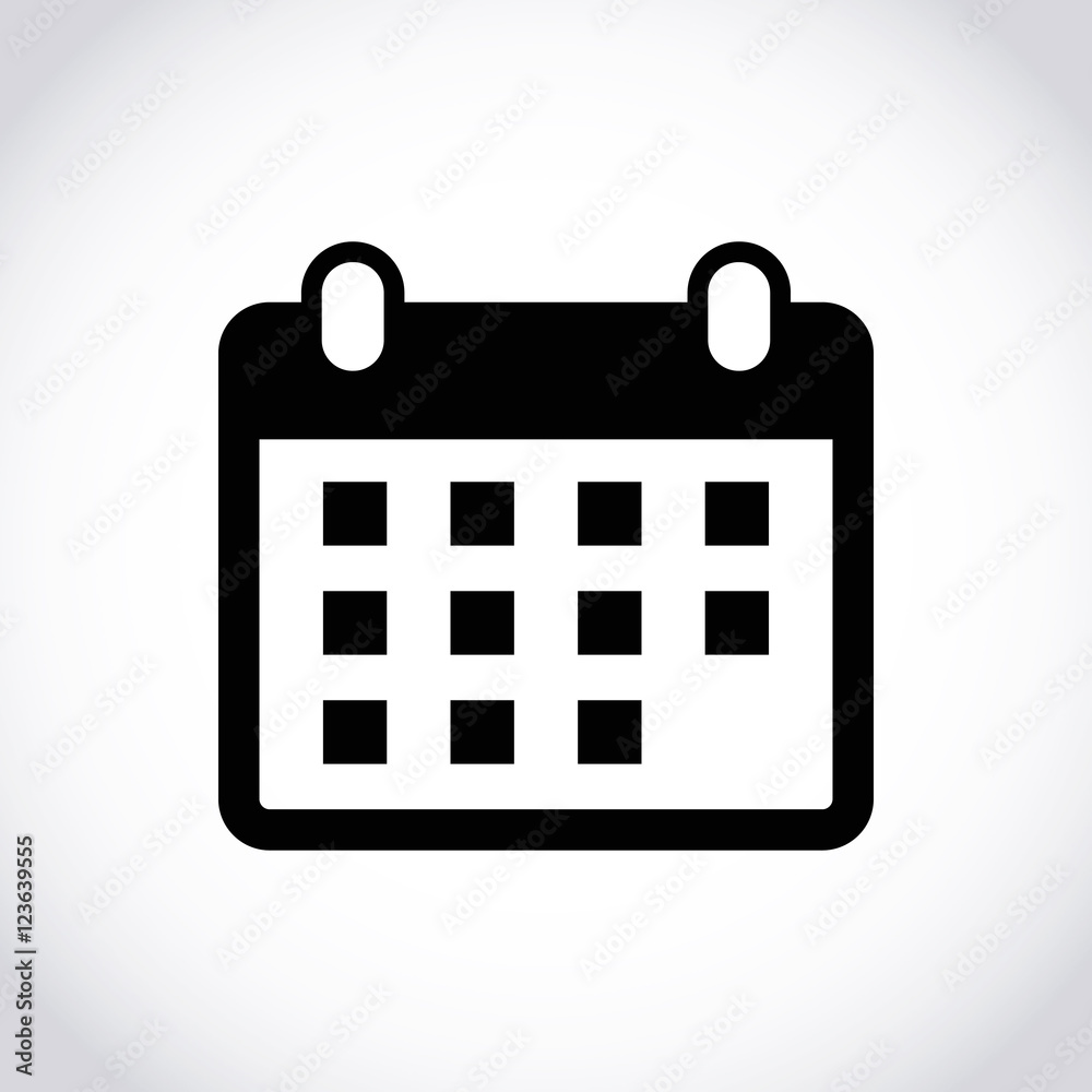 calendar icon stock vector illustration flat design calendar icon stock vector illustration flat design