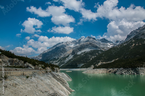 Cancano lakes in Italy