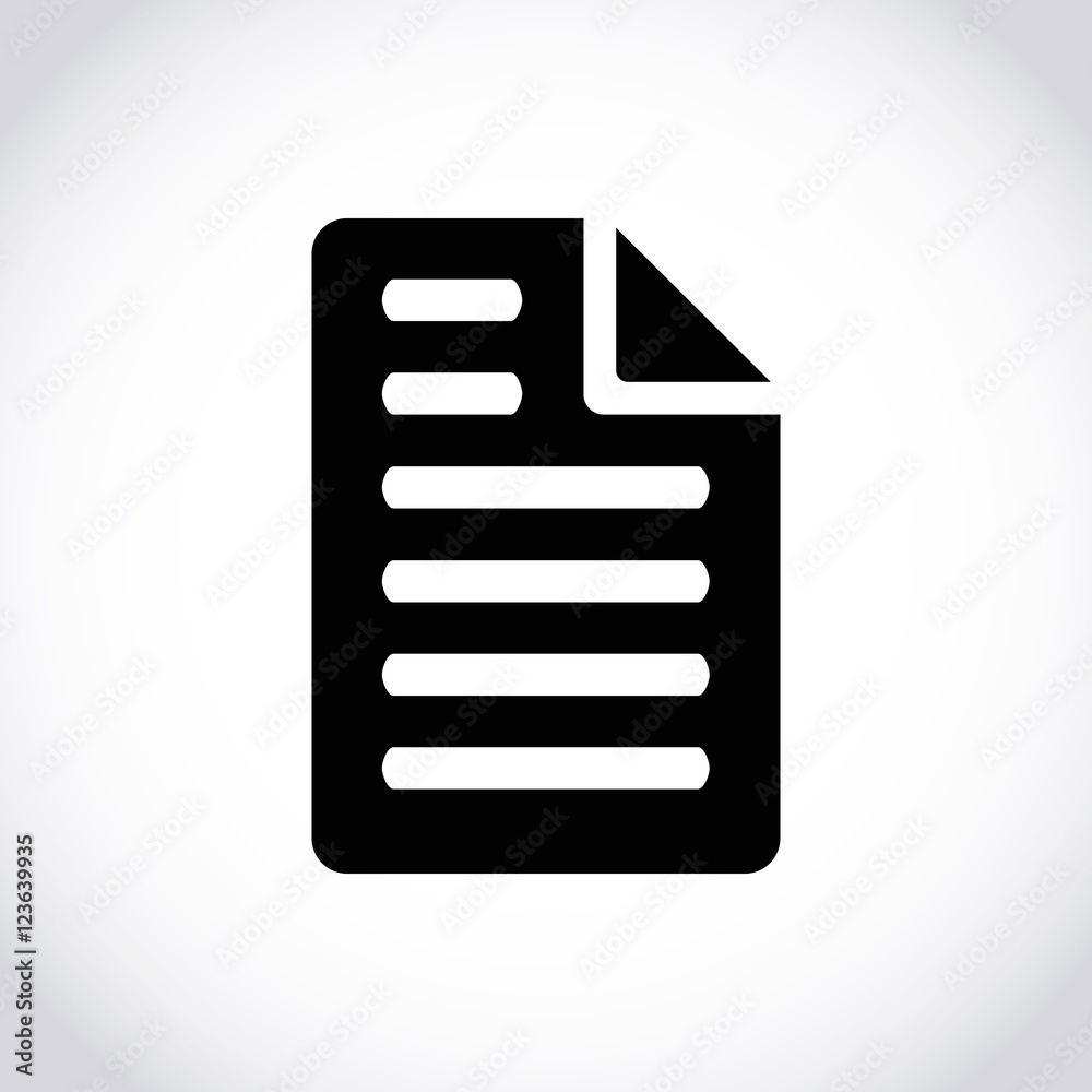 file icon stock vector illustration flat design file icon stock vector illustration flat design