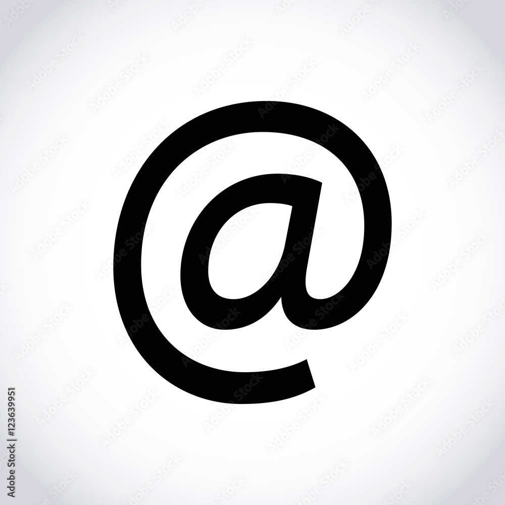 email icon stock vector illustration flat design email icon stock vector illustration flat design