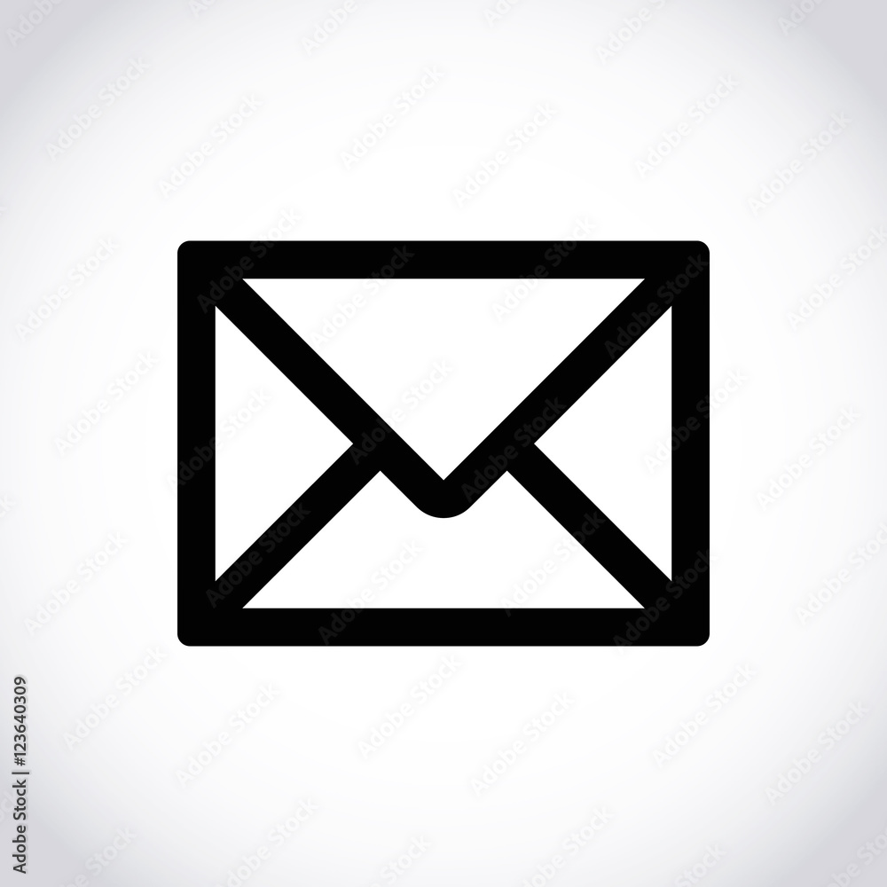 email icon stock vector illustration flat design email icon stock vector illustration flat design