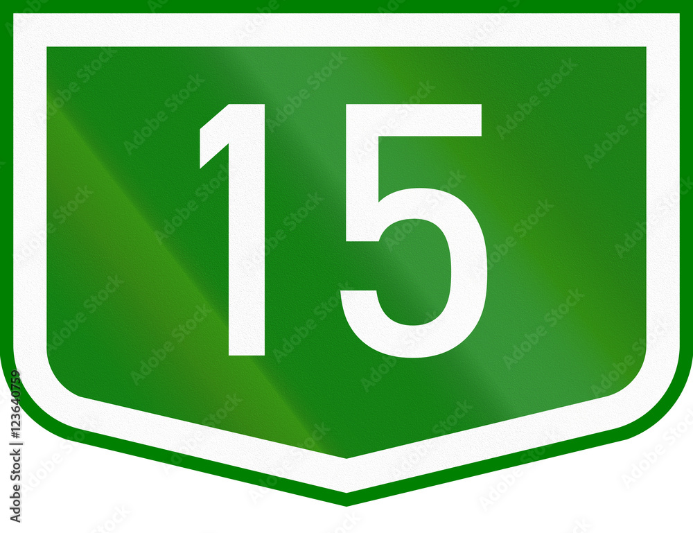 Route shield of a numbered main road in Hungary Route shield of a numbered main road in Hungary