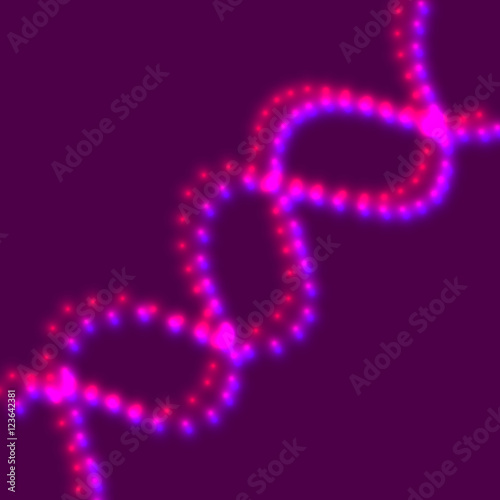 Structure molecule of DNA and neurons. Structural atom. Genetic and chemical compounds. Medicine, science and technology concept
