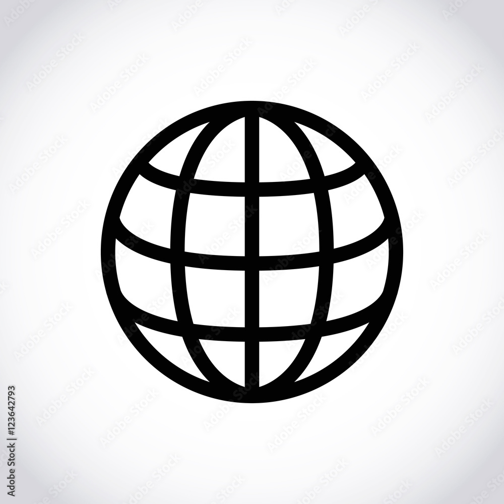 web icon stock vector illustration flat design web icon stock vector illustration flat design