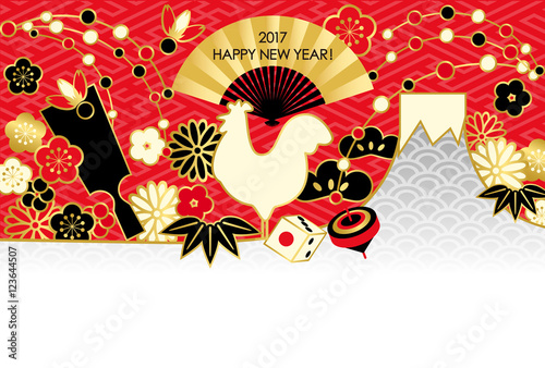年賀状　2017　酉年 