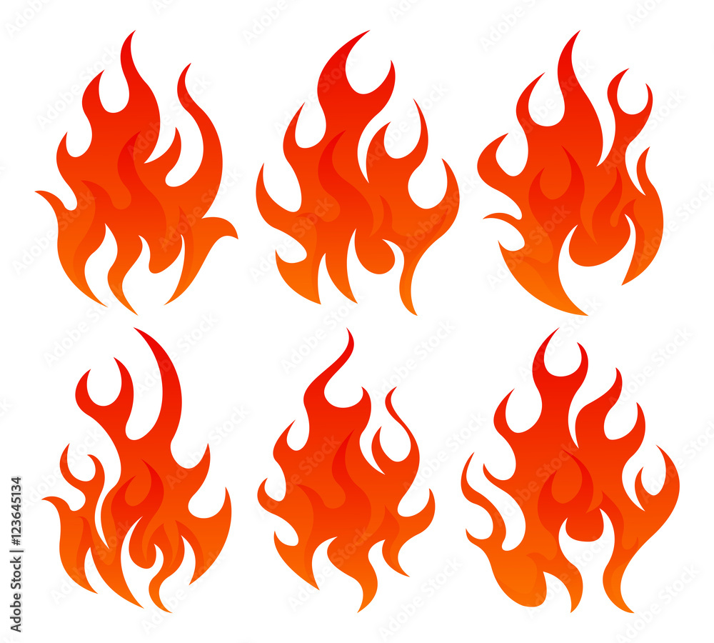 Six fire icon Six fire icon
