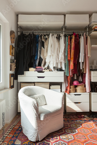 Interior, wardrobe of a bedroom © alexandre zveiger