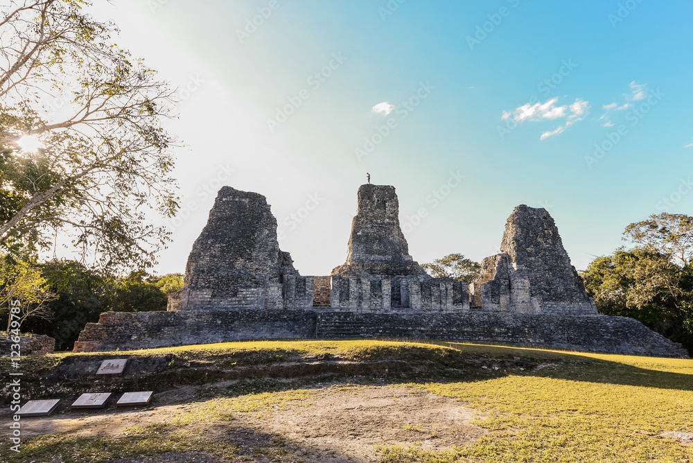 ruins of ancient mayan uxmal, mexico