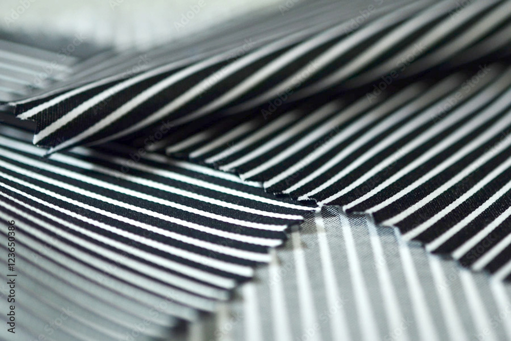 close up texture fabric black line and white of shirt close up texture fabric black line and white of shirt