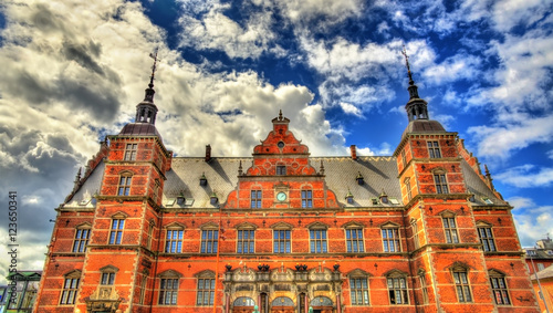 Train station of Helsingor in Denmark photo