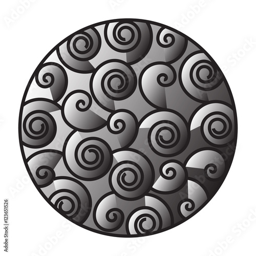 Patera, round Ornament, Ball, circle