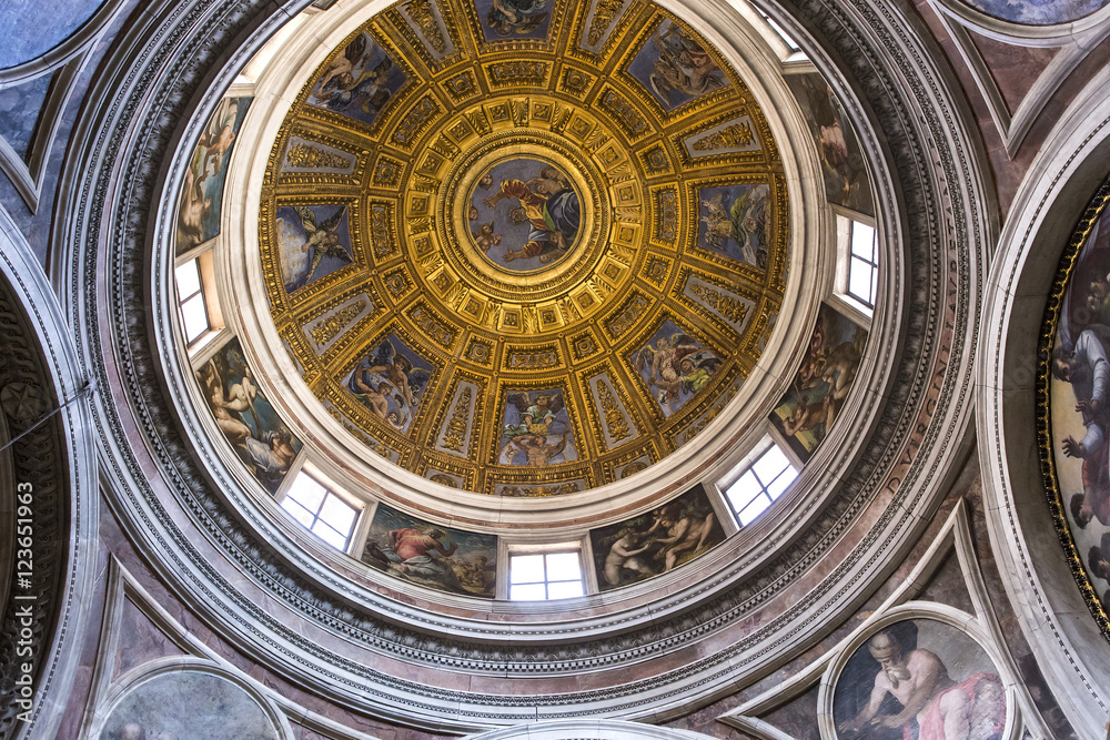 Obraz premium Basilica of Santa Maria del Popolo, Rome, Italy