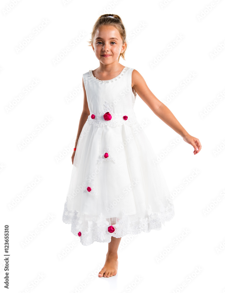 Little girl dressed as a princess Little girl dressed as a princess