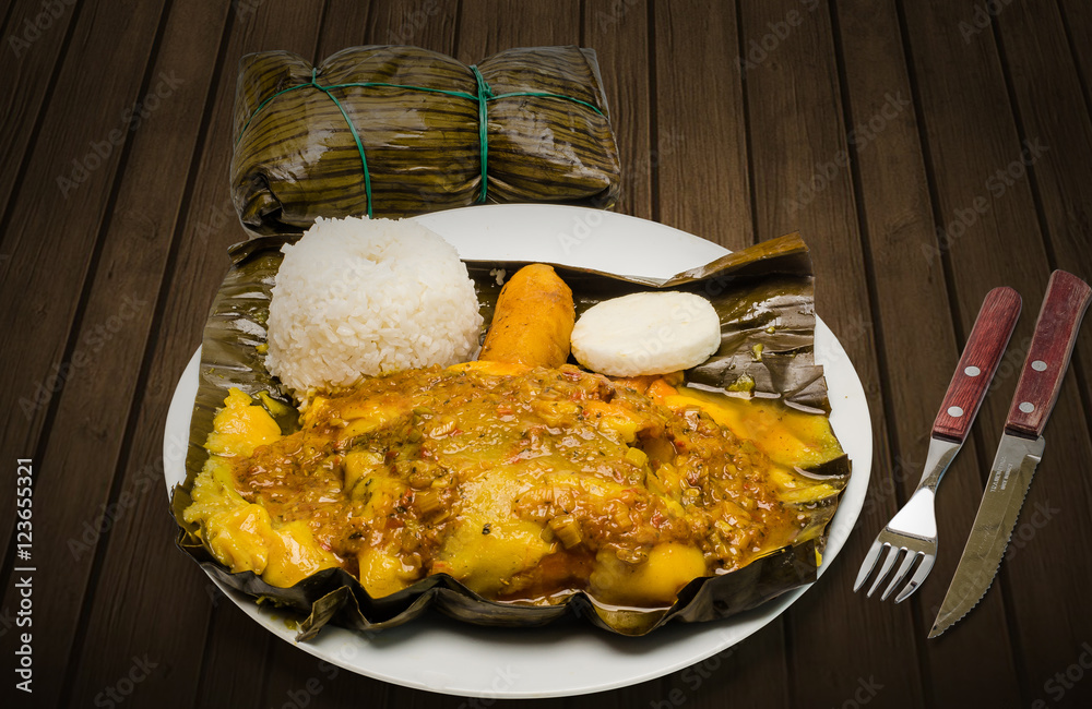 Tamal valluno Stock Photo Adobe Stock