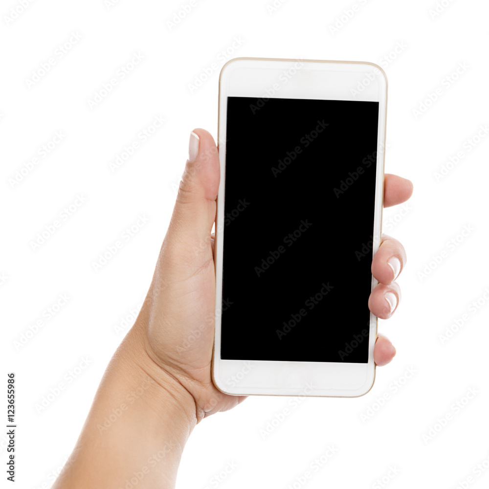 Mobile Phone on Hand Mobile Phone on Hand