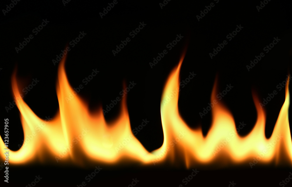 fire,flames isolated in black background. fire,flames isolated in black background.