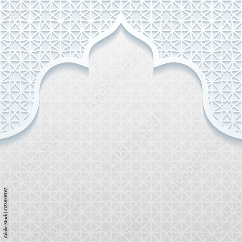 Abstract background with traditional ornament