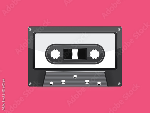 Collection of four plastic audio Vintage cassette tapes