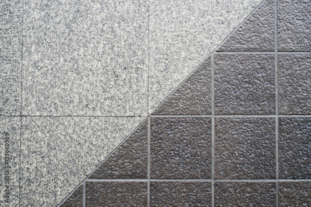Fototapeta premium patterns on a tile floor or walkway