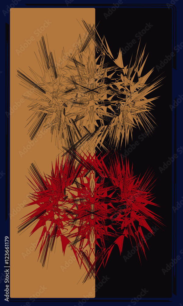 Tarot cards - back design, abstract pattern Tarot cards - back design, abstract pattern