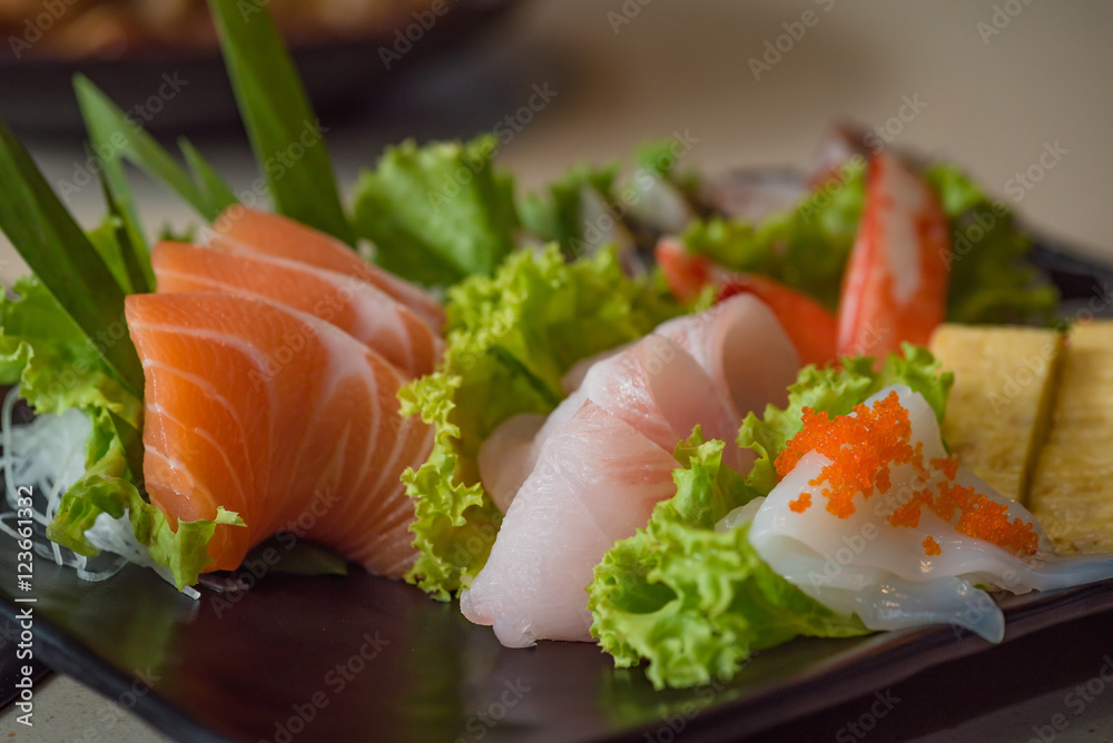 Japan sashimi set