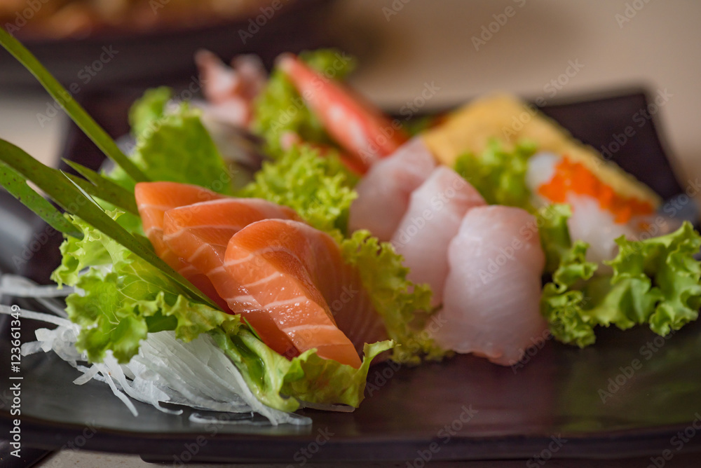Japan sashimi set