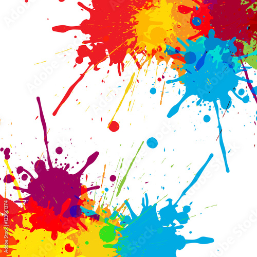 splatter Color background illustration vector design