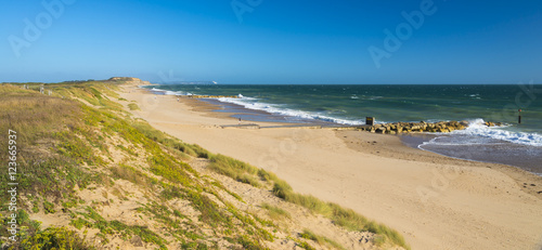 Sandy beach at Hengistbury Head Dorset England near Bournemouth