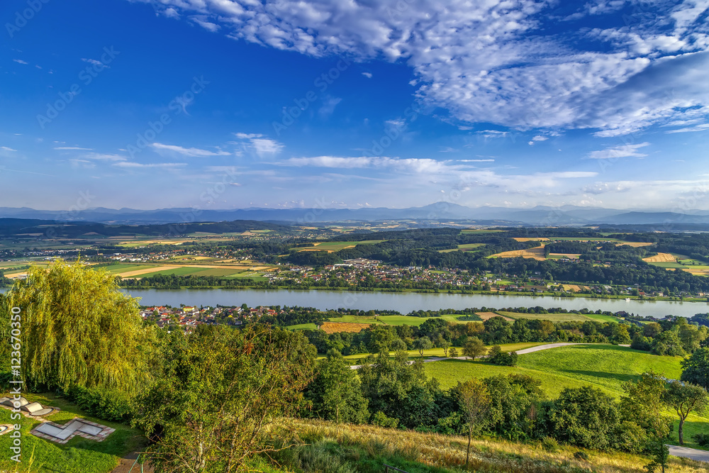 view of Danube river, Austria