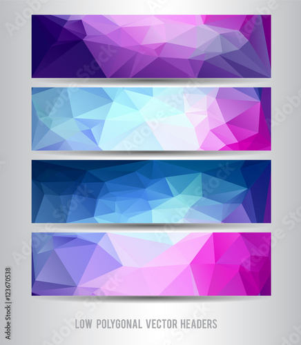 polygonal vector header set