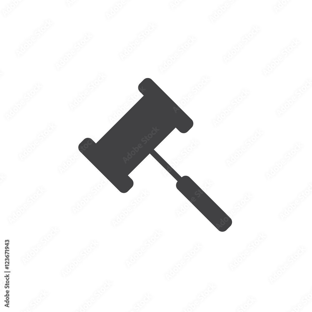gavel icon vector, Judge Hammer solid logo illustration, pictogram isolated on white gavel icon vector, Judge Hammer solid logo illustration, pictogram isolated on white