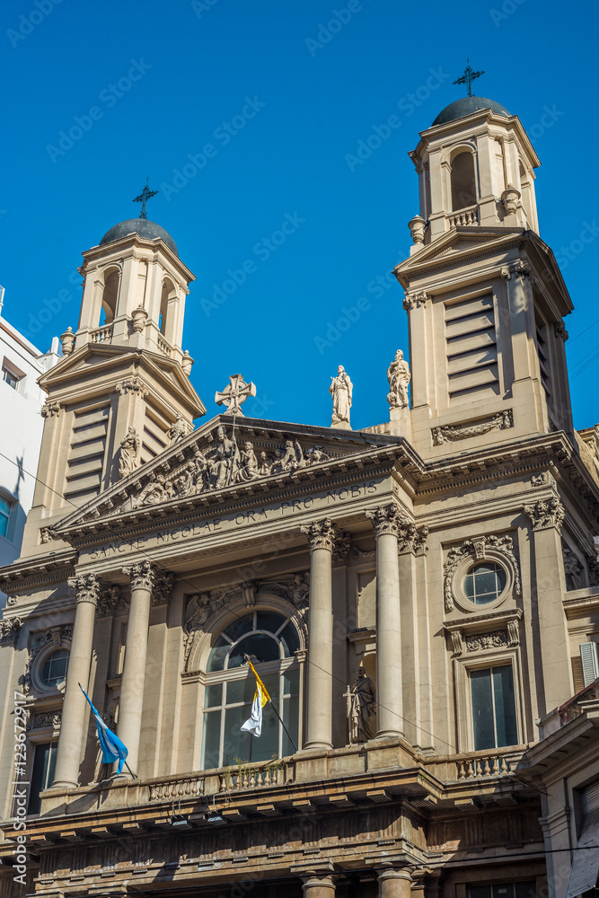 Nicola di Bari church in Buenos Aires, Argentina.