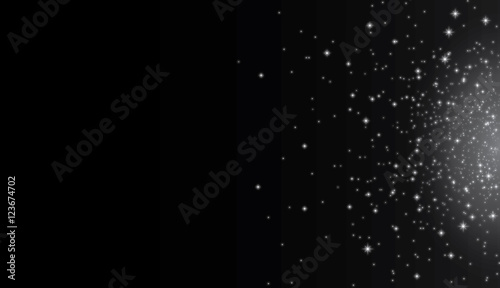 Fototapeta Naklejka Na Ścianę i Meble -  étoiles fond noir