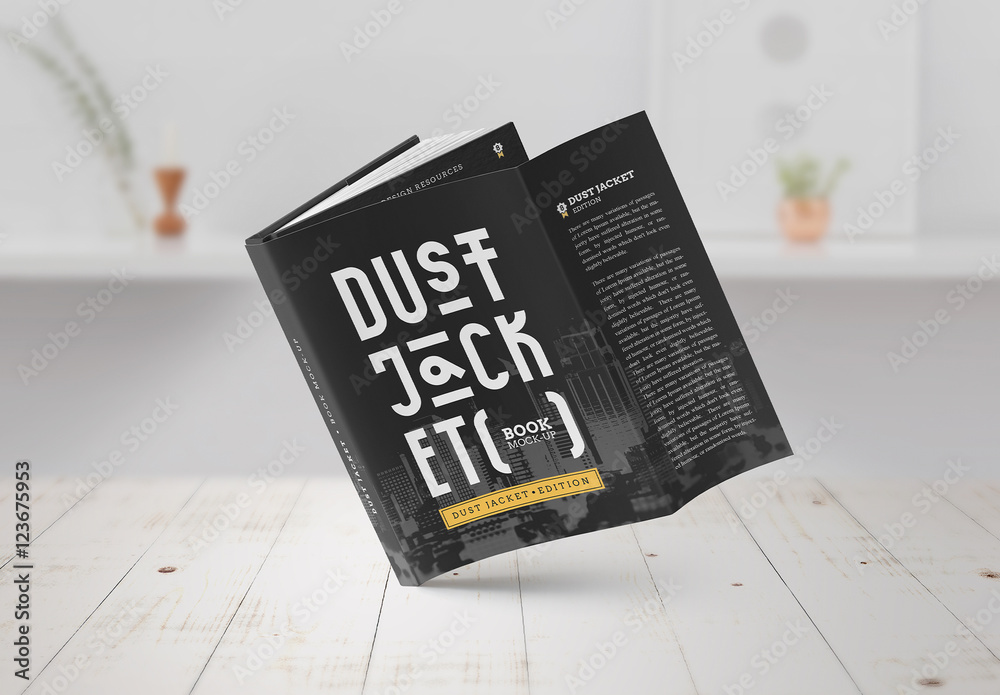 Dust Jacket Mockup Set Stock Template Adobe Stock dust-jacket-mockup-set-stock-template-adobe-stock