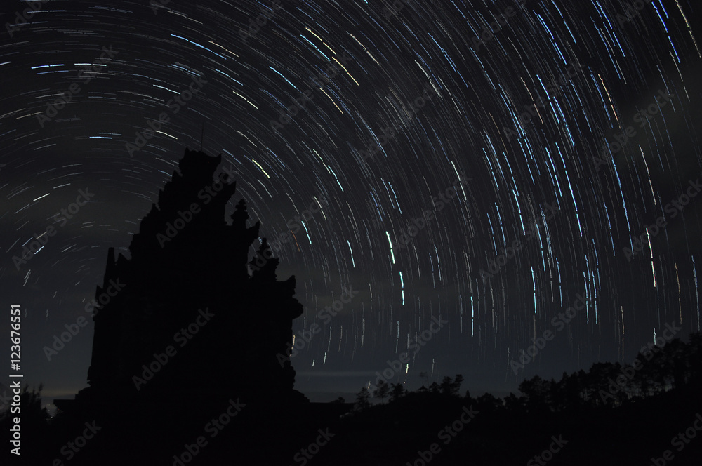 Fototapeta premium star trail