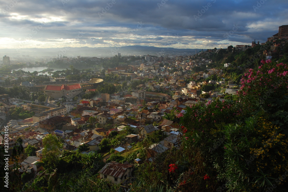 Obraz premium Centre-ville d'Antananarivo, Madagascar