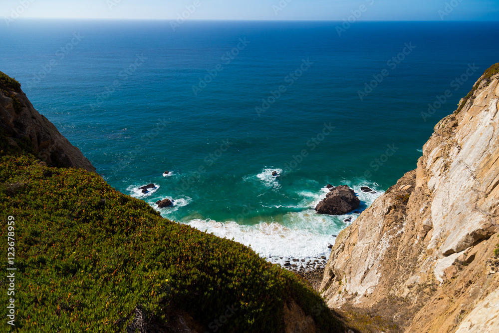 Cliffs of Cabo da Roca, Portugal, the westernmost point of Europe