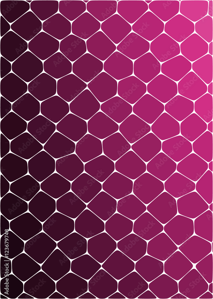 Fototapeta premium honeycomb through maroon color 