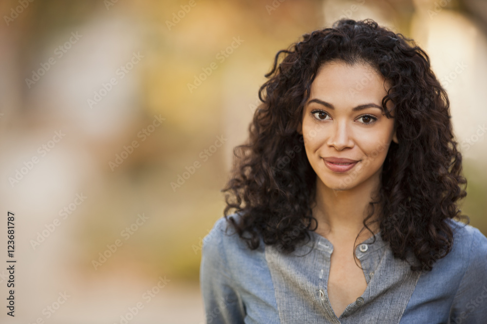 Portrait of a smiling woman Portrait of a smiling woman