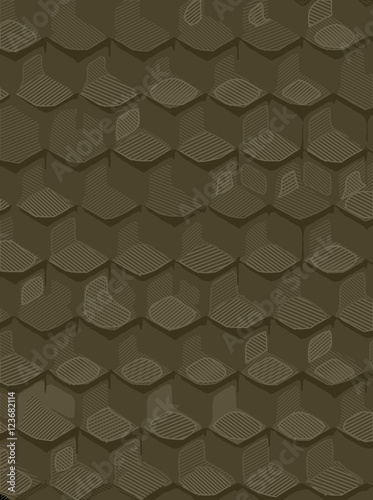abstract background hexagonal technology illustration for print