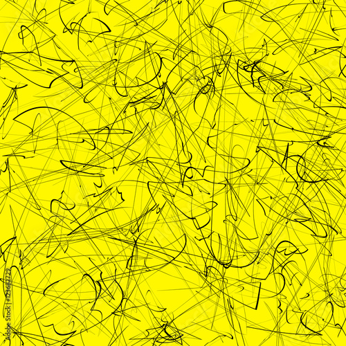 Abstract artistic texture / pattern with wriggling lines