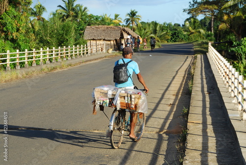 Cycliste africain