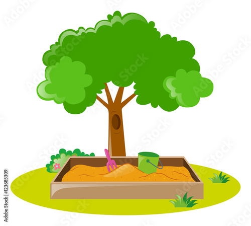 Sandbox in the park