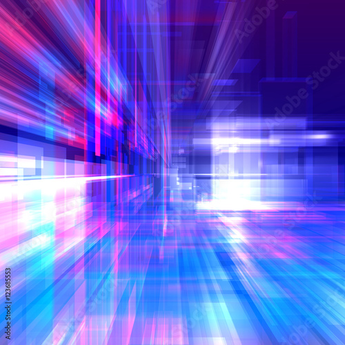 3d abstract background computer concept © Ayvengo