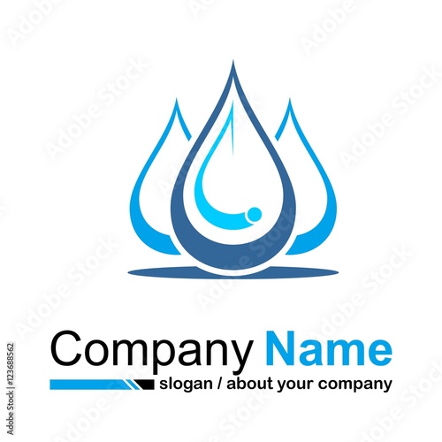 water vector logo