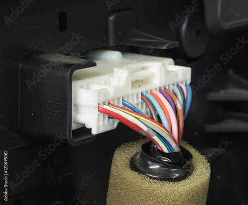 Colorful electric wiring