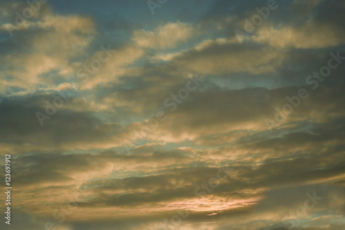 Fototapeta Naklejka Na Ścianę i Meble -  Clouds at sunrise