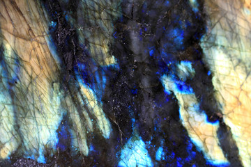 Handdoek met foto Texturen Gepolijste labradoriet steen glans  © Jolanta Mayerberg